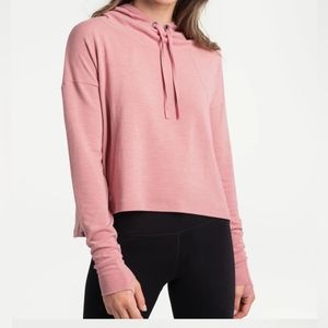 Lolë Downtown Pullover Hoodie - Foxglove Heather - Medium